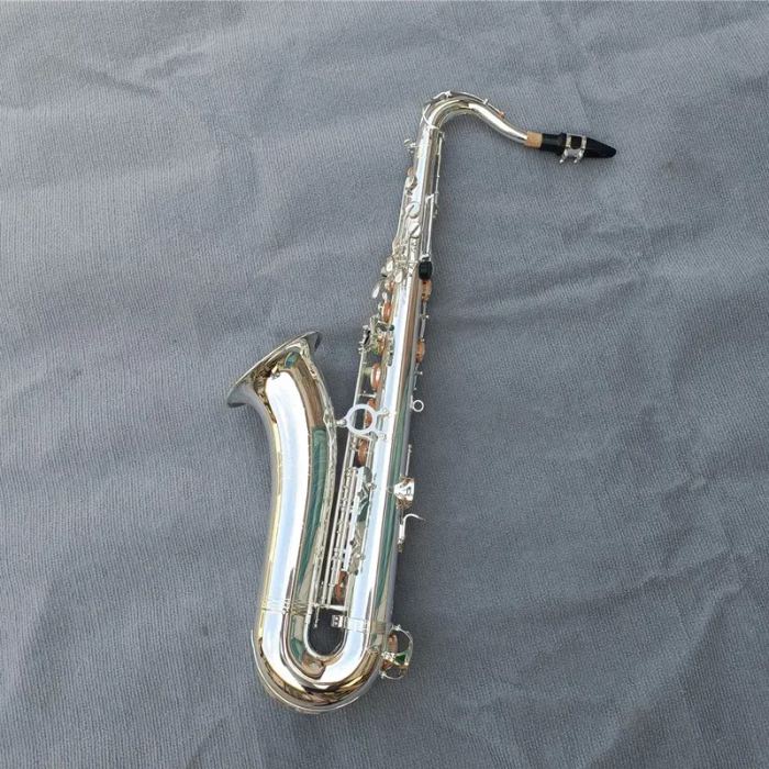 Sax Tenor saxophone YTS-875 Bb professional SILVERING jazz instrument with case