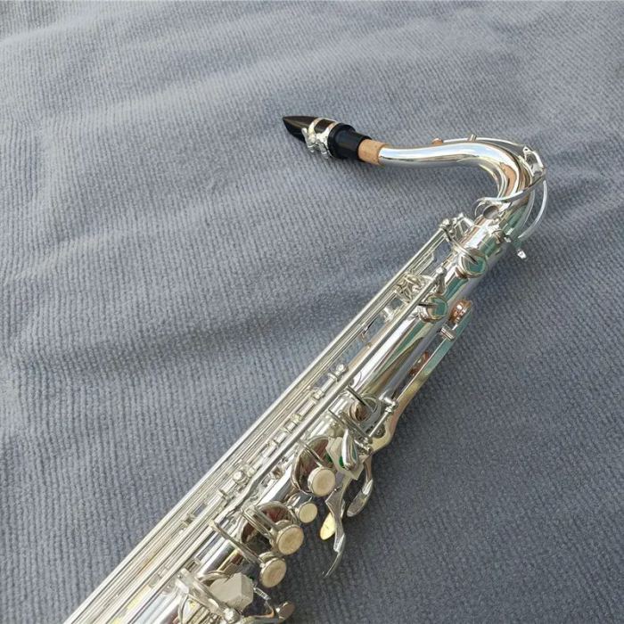Sax Tenor saxophone YTS-875 Bb professional SILVERING jazz instrument with case