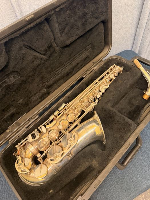 Cecilio Tenor Saxophone Silver Finish w/ Hard Case