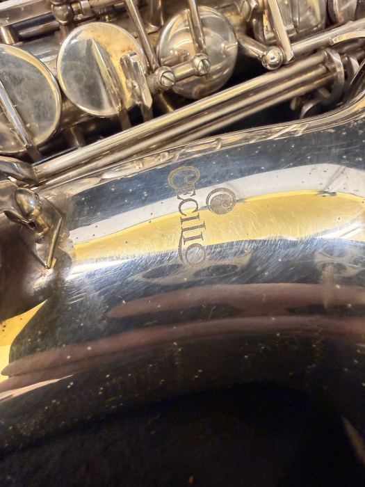 Cecilio Tenor Saxophone Silver Finish w/ Hard Case