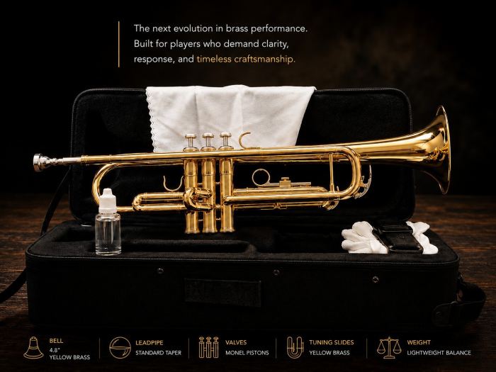 Bb TRUMPET-BANKRUPTCY SALE-INTERMEDIATE/ADVANCED CONCERT SCHOOL BAND TRUMPETS