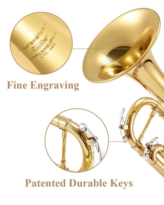 🎺Eastar Bb TRUMPET - STUDENT / INTERMEDIATE CONCERT SCHOOL BAND TRUMPET