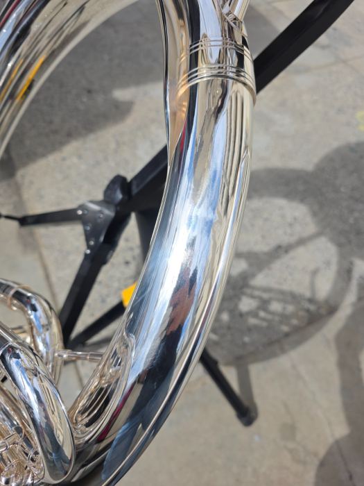 Eastman EPH495 Silver Bb Sousaphone - Professional (Good Condition)