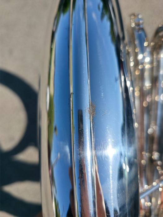 Eastman EPH495 Silver Bb Sousaphone - Professional (Good Condition)