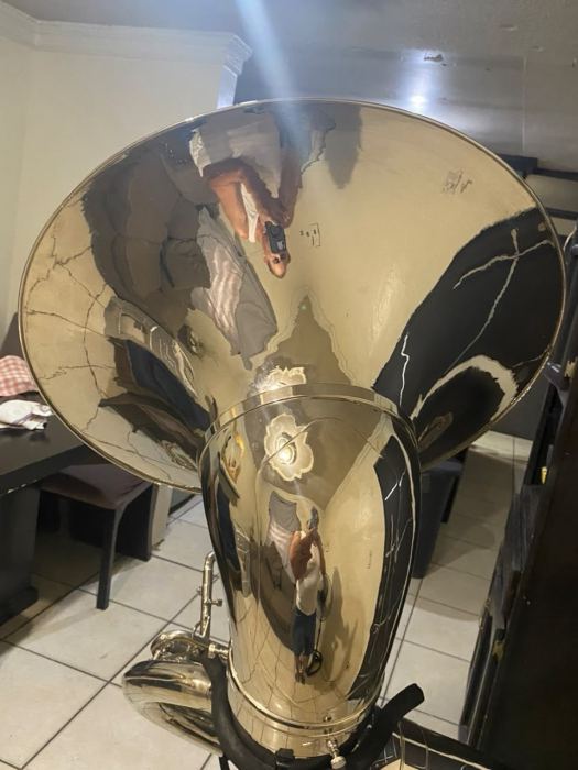 BBb Sousaphone Silver tuba jupiter desmontable