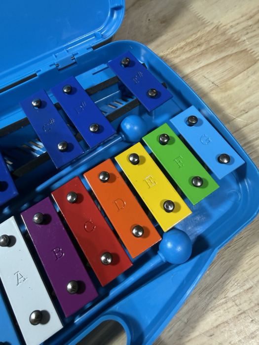 25 Notes Glockenspiel Xylophone Vibraphone Professional Percussion Instrument