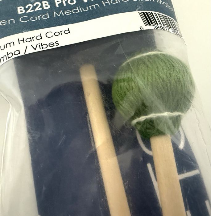 Vibraphone Mallets Balter Pro Vibe Medium-Hard Green Cord  Birch B22B 15.5"