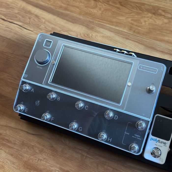 Neural DSP QUAD CORTEX Acrylic Protective Cover Clear with Magnet Screen Guard
