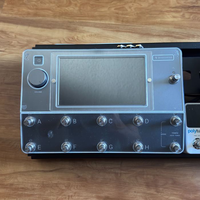 Neural DSP QUAD CORTEX Acrylic Protective Cover Clear with Magnet Screen Guard