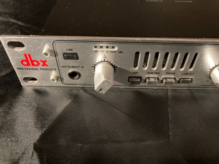 DBX 376 Class A Tube Channel Strip  Preamp EQ  Compressor L@@K!
