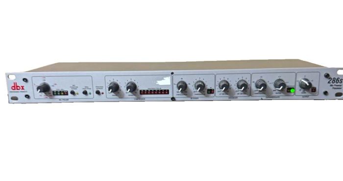 dbx 286s Channel Strip Mic Preamp/Processor w/ Compressor Rackmount XLR/TRS