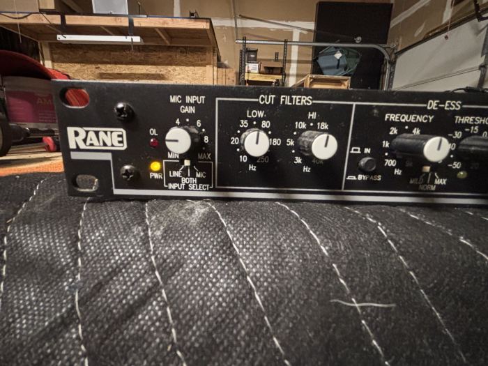Rane VP 12 Voice Processor — Mic Preamp, EQ, De-Esser, Compressor, PSU