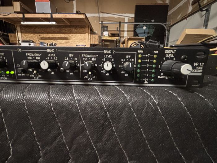 Rane VP 12 Voice Processor — Mic Preamp, EQ, De-Esser, Compressor, PSU