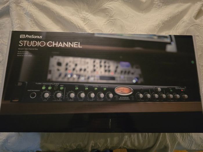 PreSonus Studio Channel Vacuum Tube Strip Preamp Compressor EQ Rackmount ~ NEW