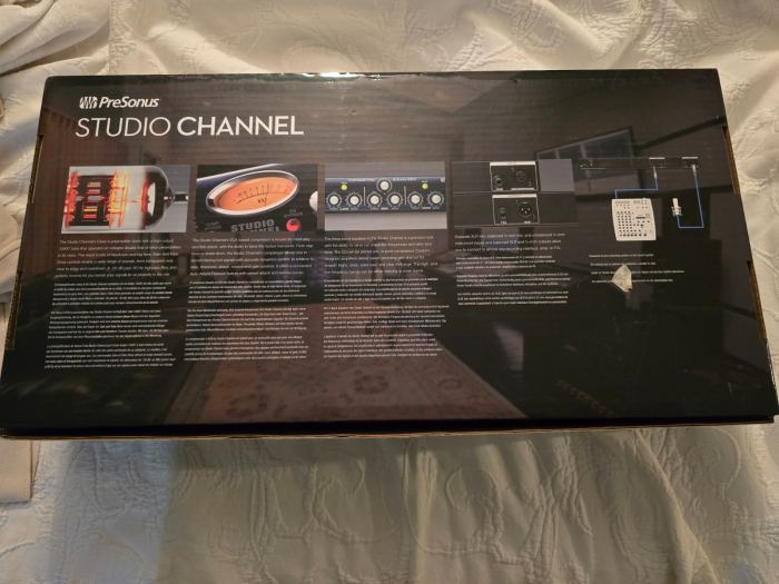 PreSonus Studio Channel Vacuum Tube Strip Preamp Compressor EQ Rackmount ~ NEW
