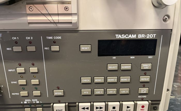 TASCAM BR-20T Professional Reel-to-Reel Tape Recorder  Tested & Works
