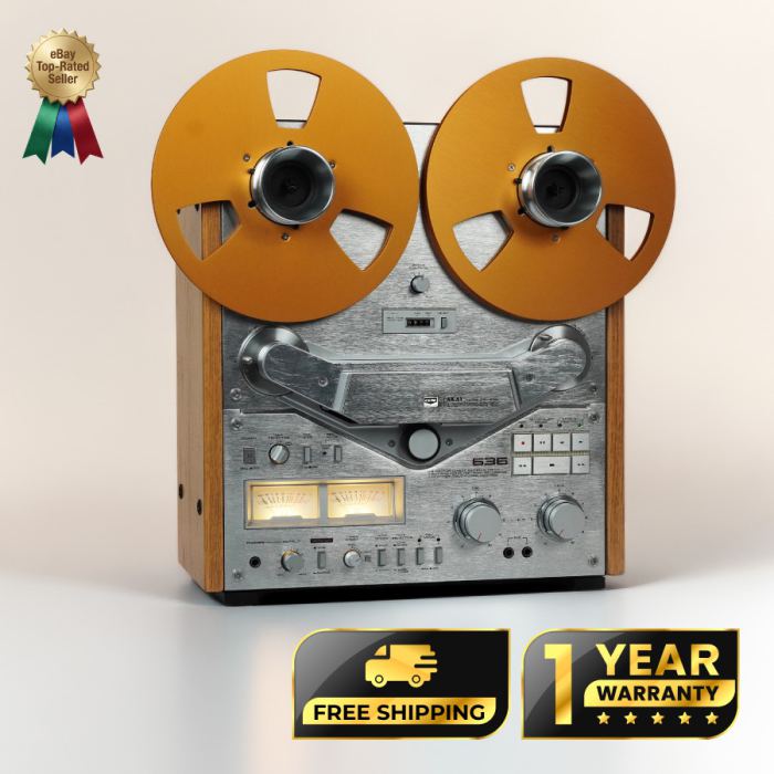 AKAI GX-636 Reel-to-Reel Tape Deck - Professionally Restored - 1-Year Warranty