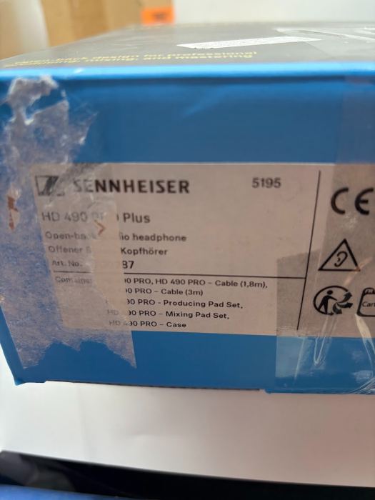 Sennheiser HD 490 Pro Open Back Circumaural Headphones for Studio Mixing