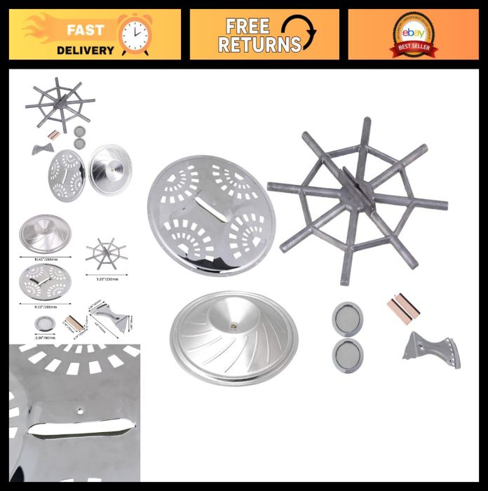 Resonator Guitar Kit - Bridge, Soundhole Cover, Tailpiece & Cone Set of 8