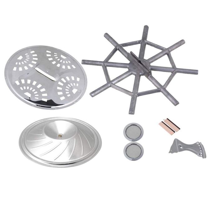 Resonator Guitar Kit - Bridge, Soundhole Cover, Tailpiece & Cone Set of 8
