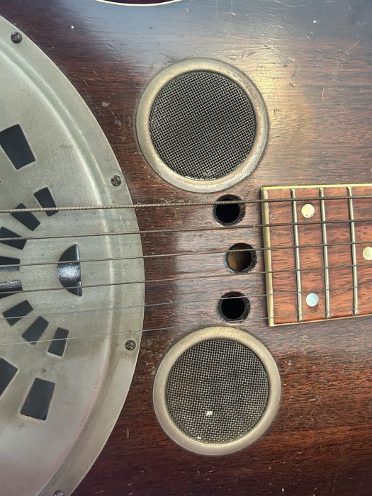 Model 37 Dobro resonator guitar  Serial #5967 Circa 1937 to 1939 Mahogany body