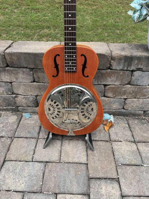 2010 Dobro Hound Dog Resonator Square Neck Guitar