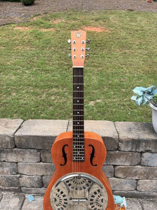 2010 Dobro Hound Dog Resonator Square Neck Guitar