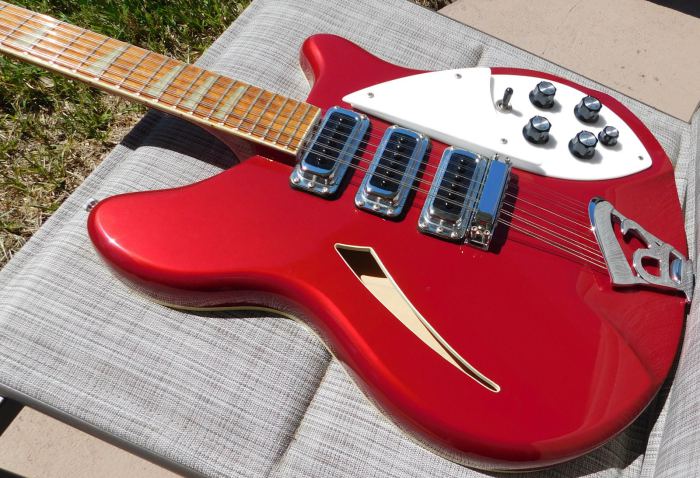 Rickenbacker 370/12 Semi-Hollow 12 String Electric Guitar Ruby Red 1985