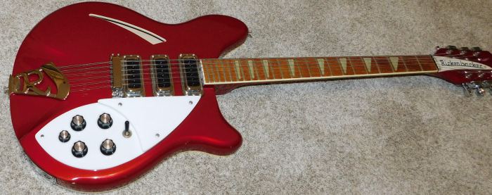 Rickenbacker 370/12 Semi-Hollow 12 String Electric Guitar Ruby Red 1985