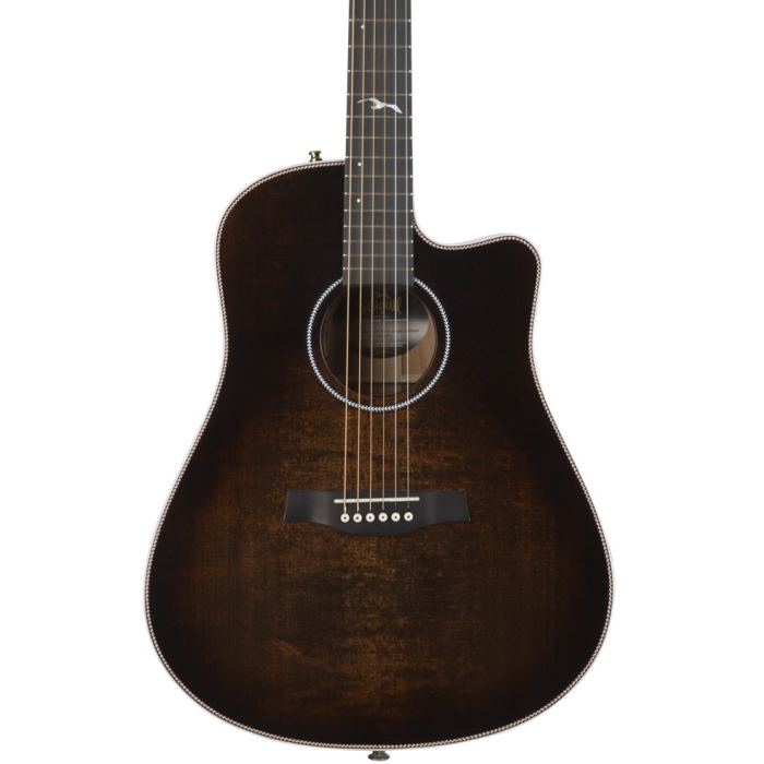 Seagull Artist Peppino Signature CW A/E Guitar, Solid Spruce Top, Bourbon Burst