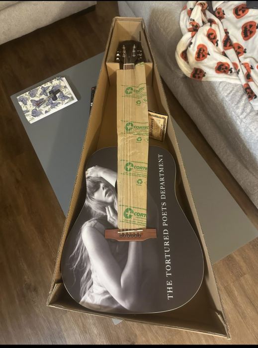 Taylor Swift Acoustic Guitar The Tortured Poets Department TTPD NEW In Box