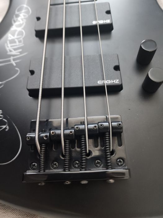 Jackson Chris Beattie Signature Bass Guitar. Autographed. Made in Japan.