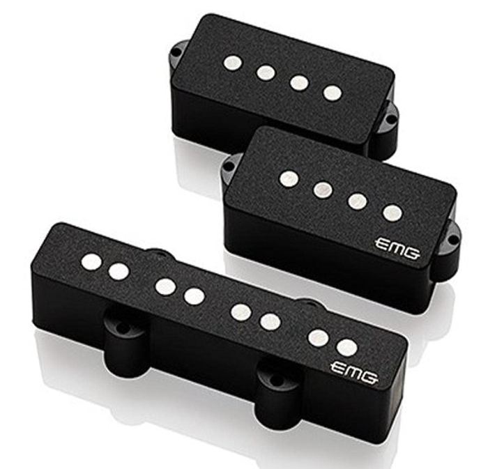 EMG Geezer Butler Signature PJ Bass Guitar Pickup Set Einheitsgröße, Black
