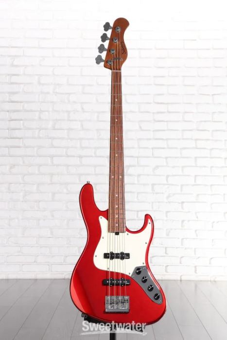 Sadowsky MetroExpress Will Lee Artist Line Bass Guitar - Candy Apple Red, Morado
