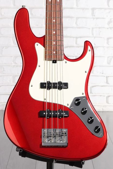 Sadowsky MetroExpress Will Lee Artist Line Bass Guitar - Candy Apple Red, Morado
