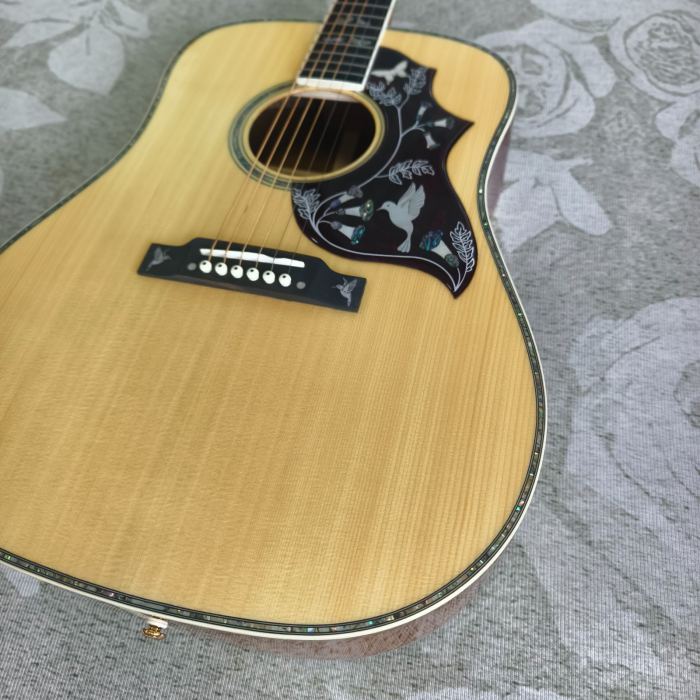 US Warehouse Hummingbird Original Acoustic Guitar Natural Finish All-Solid Wood
