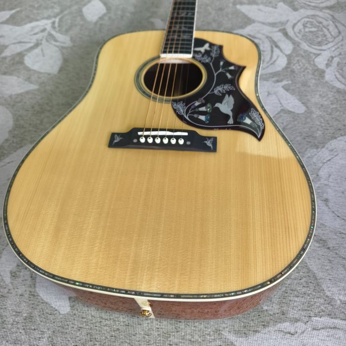 US Warehouse Hummingbird Original Acoustic Guitar Natural Finish All-Solid Wood