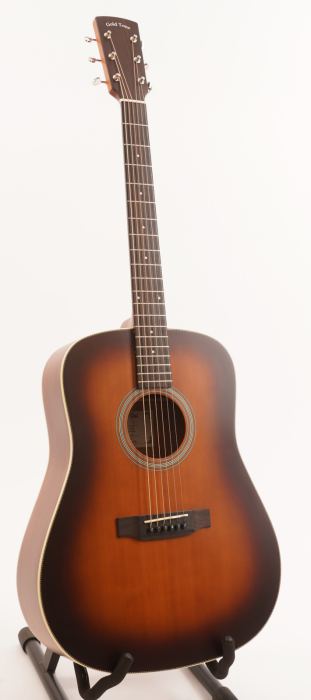 Gold Tone The Dread Acoustic-Electric All Solid Wood Guitar with Bag (Burst)