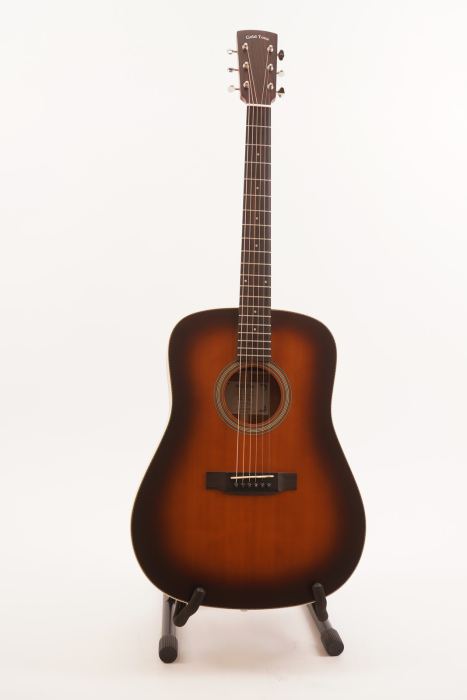 Gold Tone The Dread Acoustic-Electric All Solid Wood Guitar with Bag (Burst)
