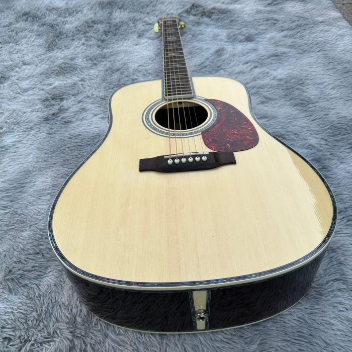 ALL SOLID D45 Acoustic Guitar Fast Ship 5days NO EQ