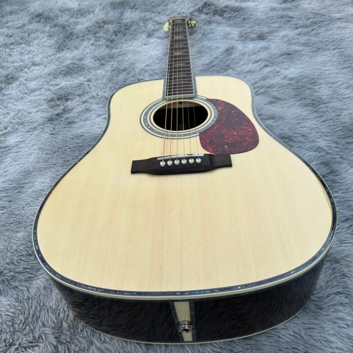 ALL SOLID D45 Acoustic Guitar Fast Ship 5days NO EQ