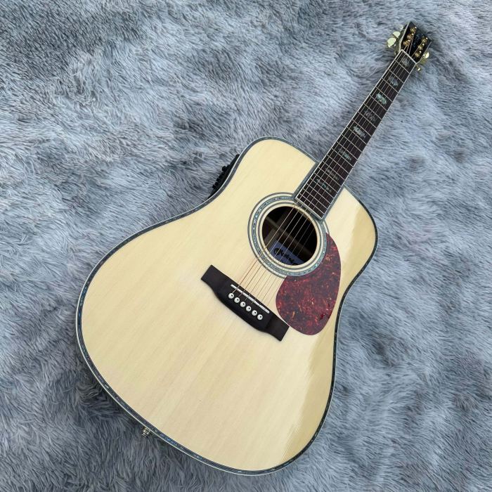 ALL SOLID D45 Acoustic Guitar Fast Ship 5days NO EQ