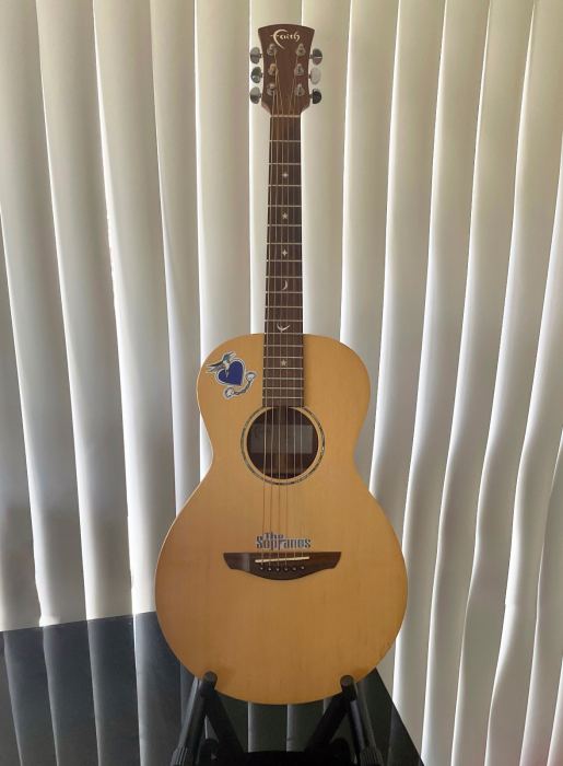 Faith Mercury Naked 12-Fret Parlor Guitar, Satin Natural All Solid Wood Handmade