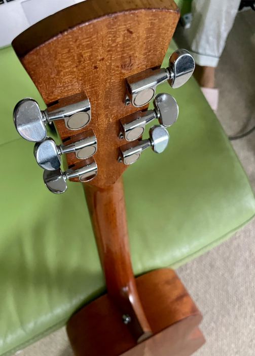 Faith Mercury Naked 12-Fret Parlor Guitar, Satin Natural All Solid Wood Handmade
