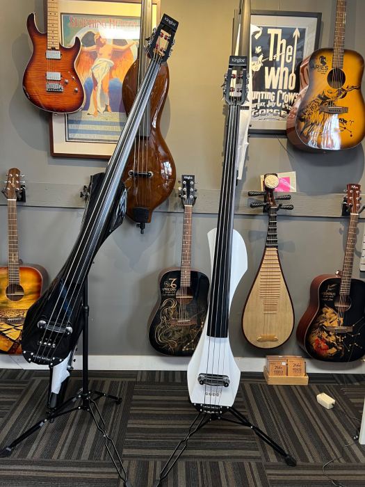 KINGLOS Electric Double Bass - Model ZJDB-1801 - (NS Design Style Like) WHITE