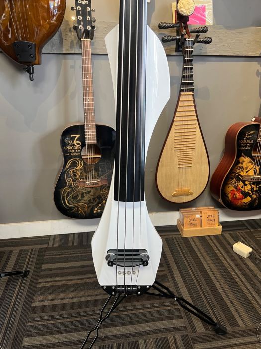 KINGLOS Electric Double Bass - Model ZJDB-1801 - (NS Design Style Like) WHITE