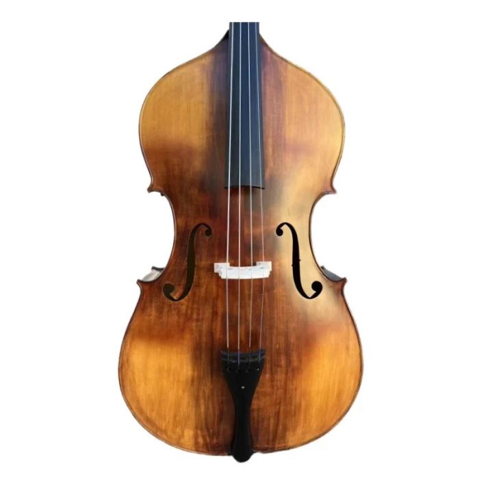 Solid wood  Upright double bass Solid Maple back/Spruce wood top 4/4 #15846