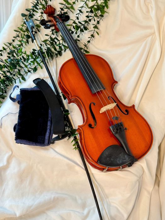 Samuel Eastman Model VL80 4/4 Full Size Violin Outfit - Hard Case, Bow & Rest