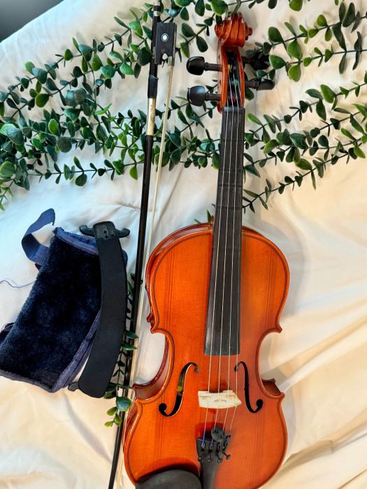Samuel Eastman Model VL80 4/4 Full Size Violin Outfit - Hard Case, Bow & Rest