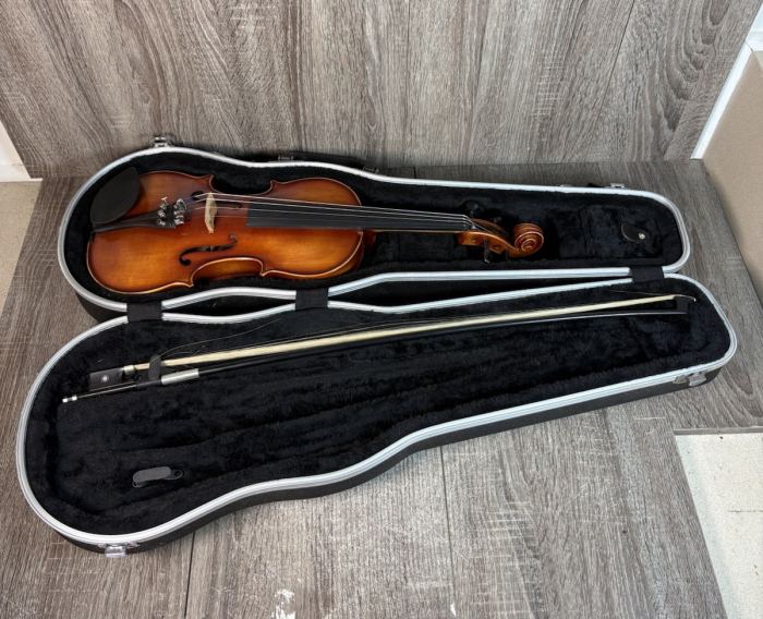 Amati E-190 3/4 Violin Outfit w/ Bow Hard Case Student Intermediate